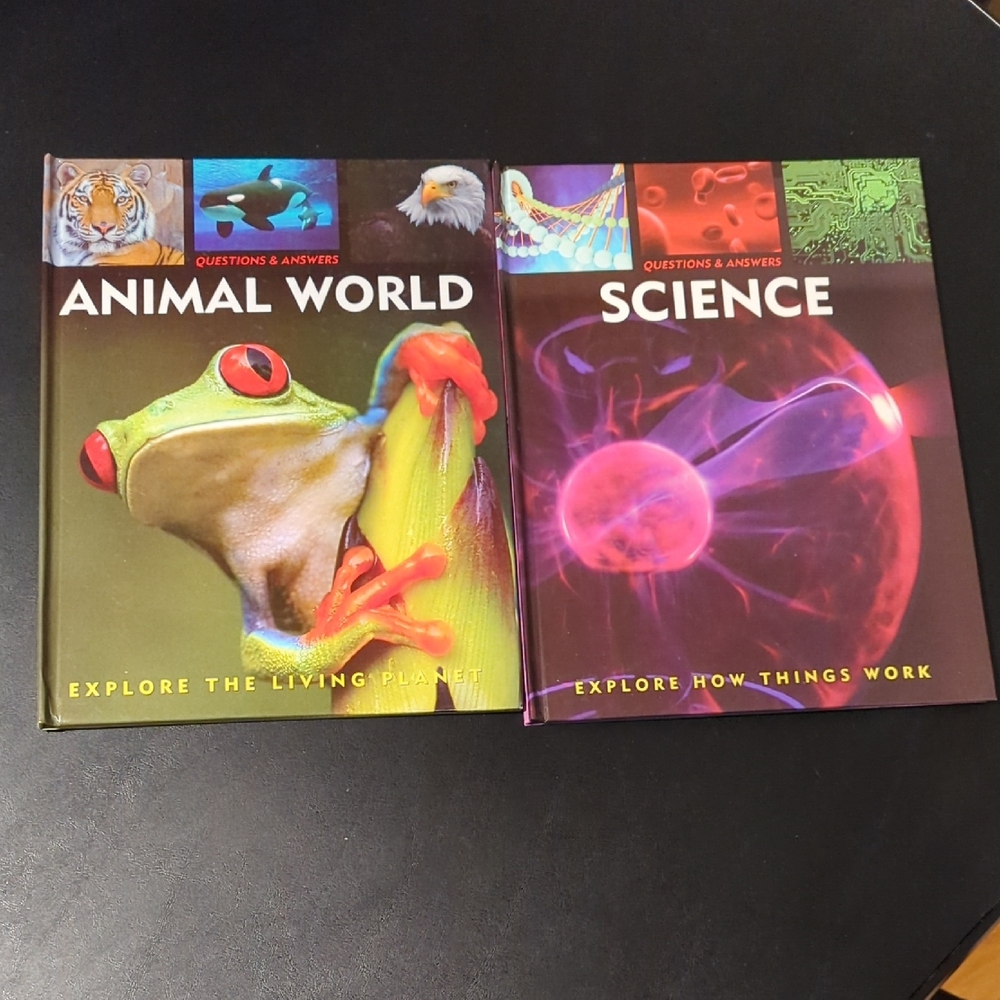 Questions & Answers: 1 Animal World and 1 Science Book